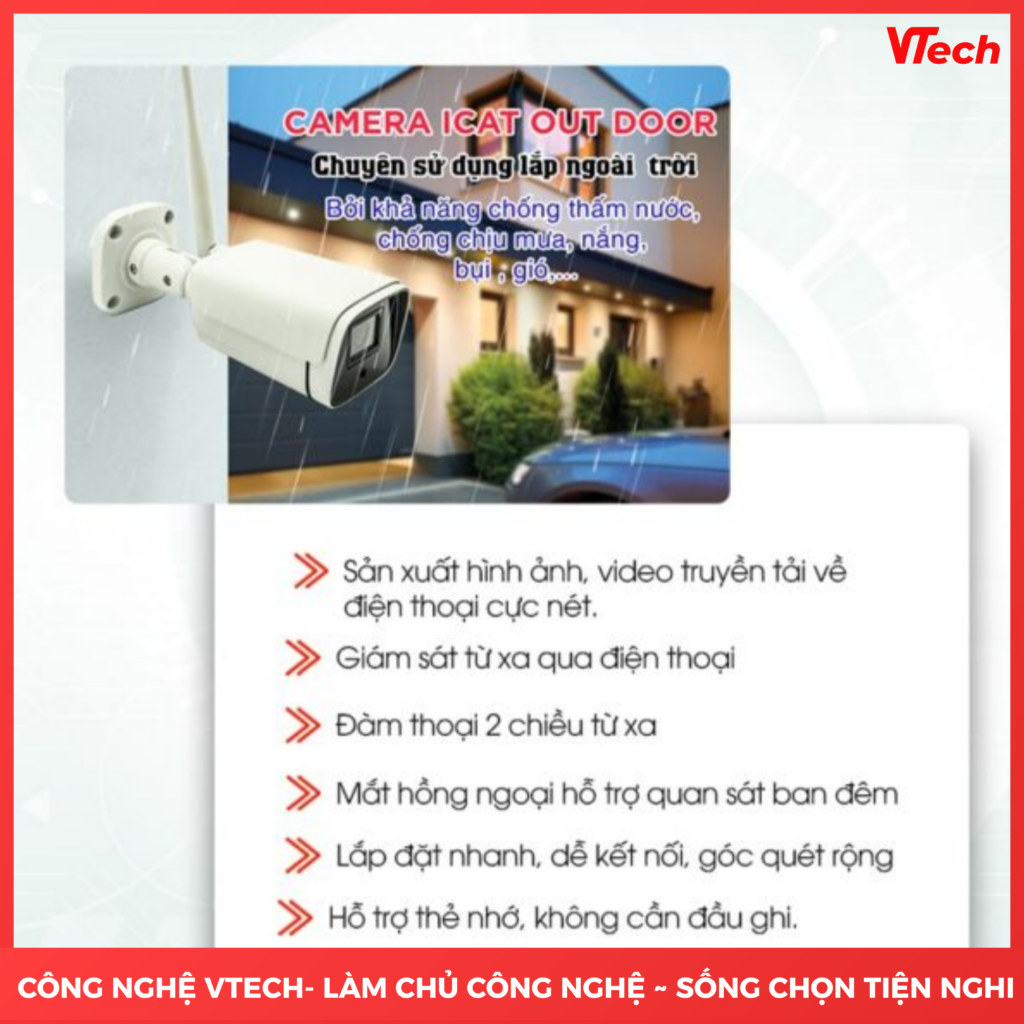 Camera Hunonic Camera Icat Out Door Hunonic - VTECH