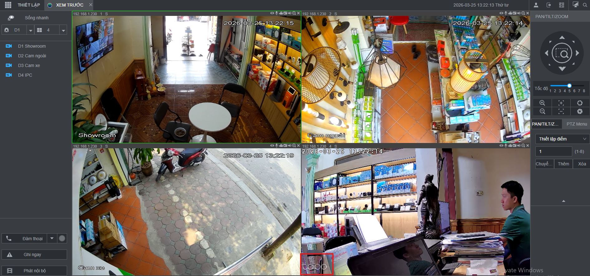 Thêm Tapo lên đầu ghi Dahua