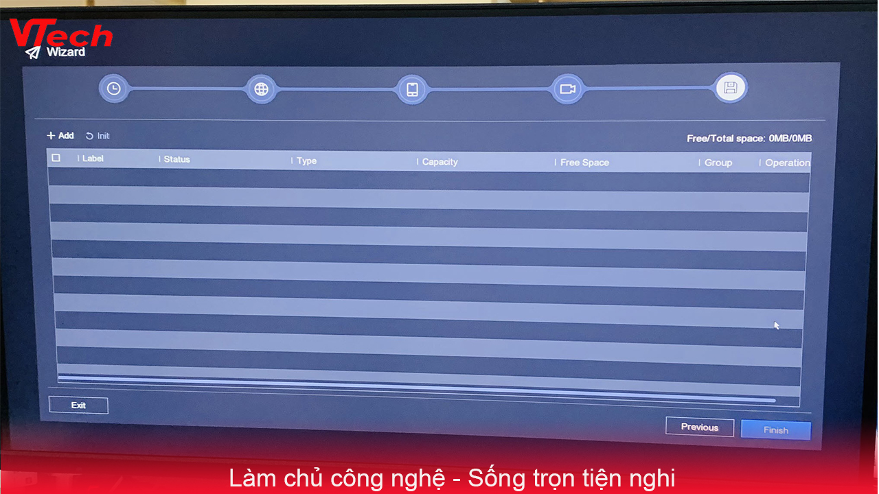 Cấu Hình đầu Ghi Hikvision Vtech 4