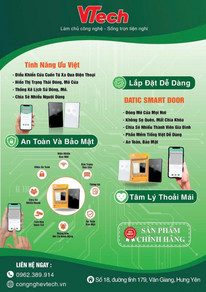 Lắp đặt Công Tắc Cửa Cuốn Thôngminh