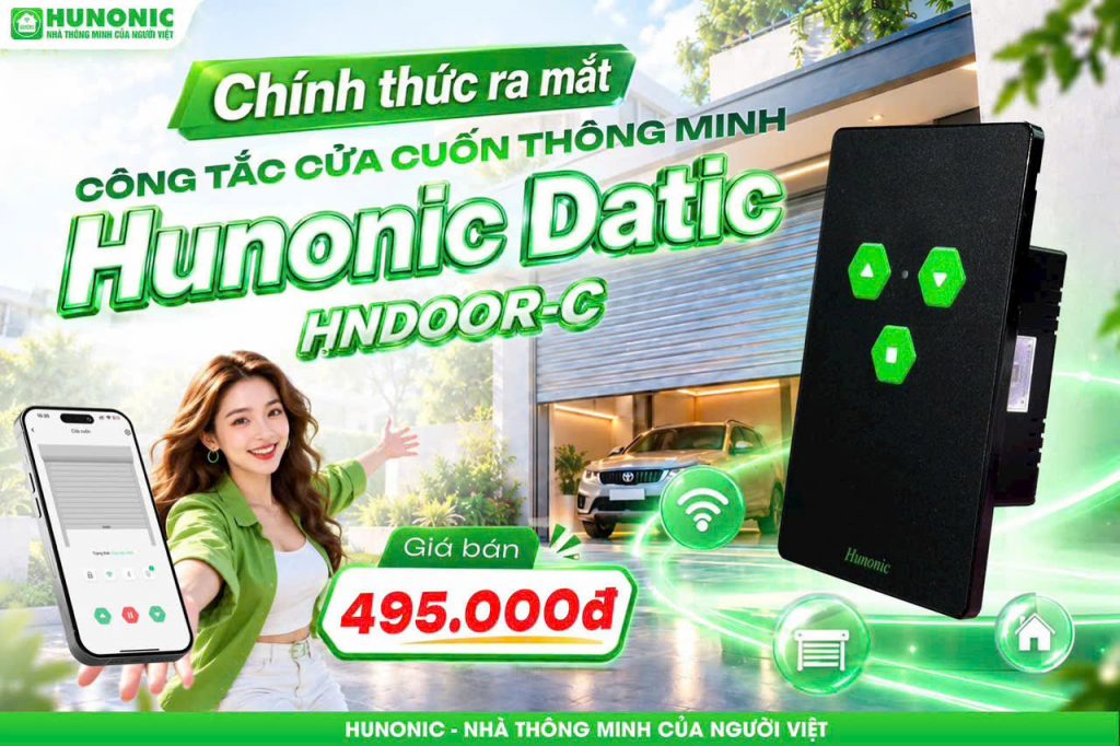 Công tắc cửa cuốn Hunonic