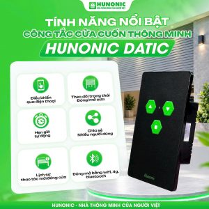 Tính năng công tắc cửa cuốn Hunonic