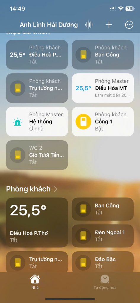Smart Home chuẩn Apple Homekit
